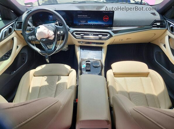 WBY73AW08RFS75434 2024 BMW I4 Pink Dashboard view
