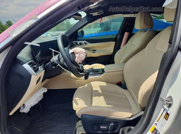 WBY73AW08RFS75434 2024 BMW I4 Pink Front interior view
