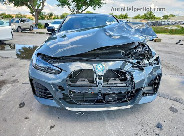 WBY73AW0XPFP87984 2023 BMW I4 Gray Դիմացի տեսք
