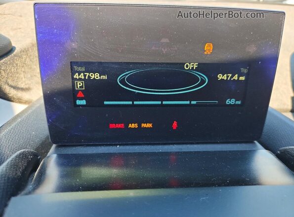 WBY7Z2C51JVB88637 2018 BMW I3 White Սարքավորումների վահանակի տեսք