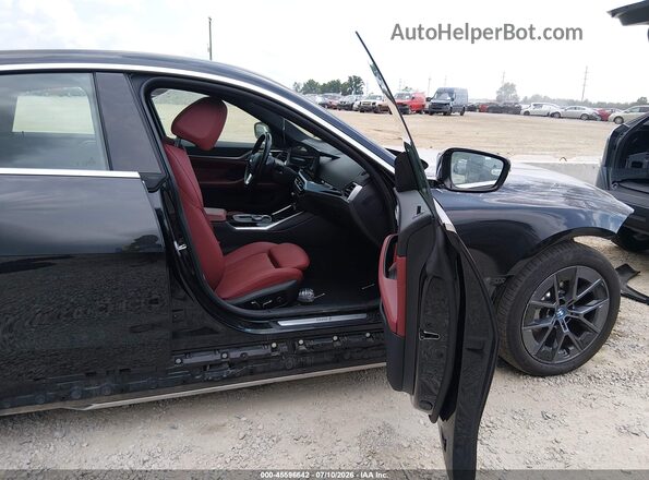 WBY83FB05RFS05543 2024 BMW I4 Black წინა სალონის ხედი
