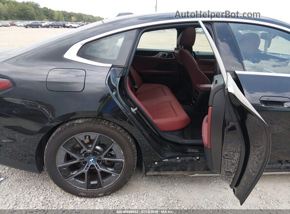 WBY83FB05RFS05543 2024 BMW I4 Black VIN კოდის სტიკერის ხედი