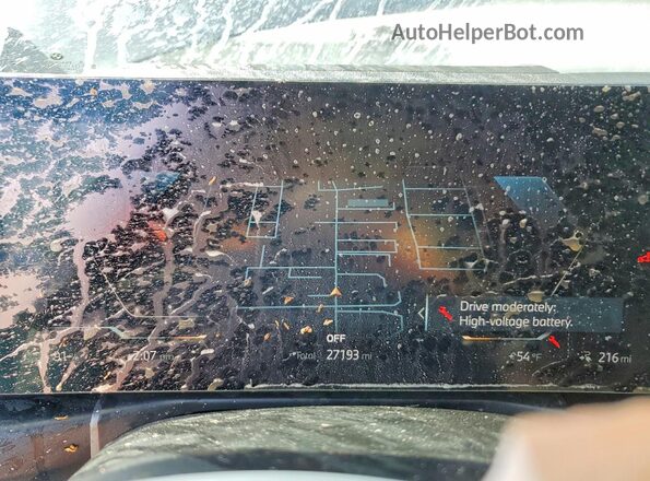 WBY83FB06RFR90154 2024 BMW I4 Blue Widok zestawu wskaźników