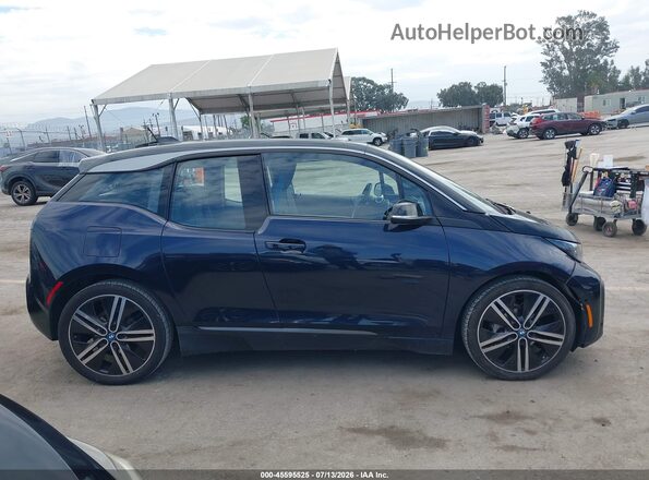 WBY8P2C01L7G74189 2020 BMW I3 Dark Blue Widok wnętrza 360 stopni