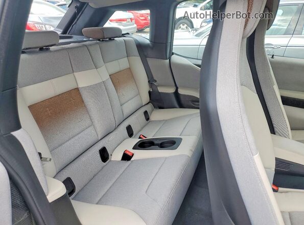 WBY8P4C06M7H58618 2021 BMW I3 Gray უკანა სავარძლების ხედი