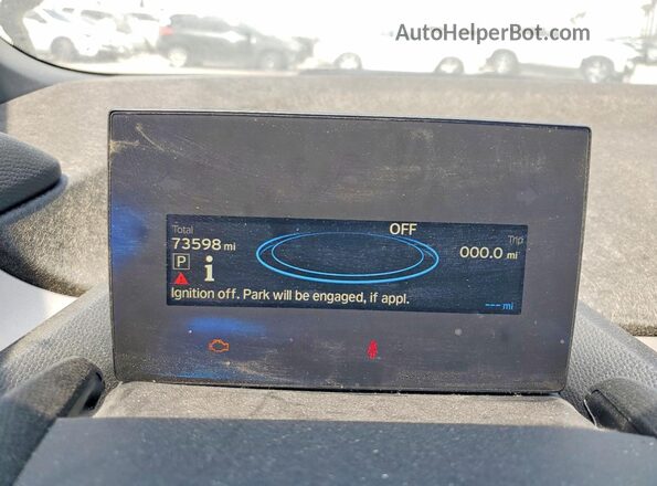 WBY8P4C57K7D20957 2019 BMW I3 Gray Instrument cluster view