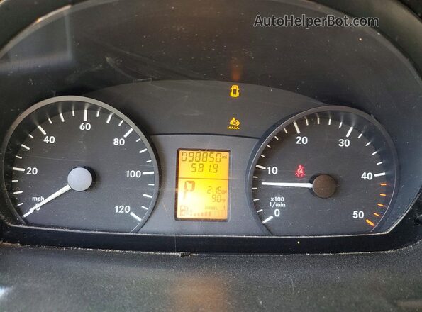 WD3PE7CD2JP635182 2018 MERCEDES-BENZ SPRINTER Blue Widok zestawu wskaźników