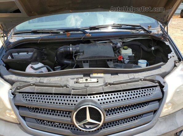 WD3PE7CD2JP635182 2018 MERCEDES-BENZ SPRINTER Blue Widok komory silnika