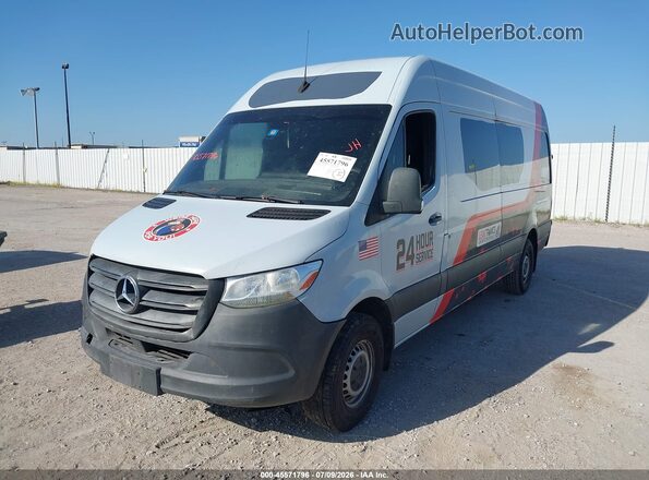 WD4PF1CD0KP132953 2019 MERCEDES-BENZ SPRINTER Gray წინა მარცხენა ხედი სამი მეოთხედიდან
