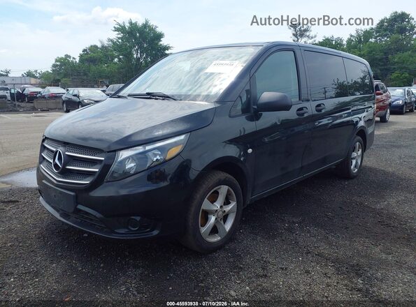 WD4PG2EE1J3392647 2018 MERCEDES-BENZ METRIS Black წინა მარცხენა ხედი სამი მეოთხედიდან