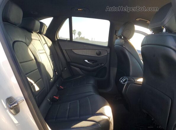 WDC0G4JB0JV035946 2018 MERCEDES-BENZ GLC-CLASS White Rear seats view