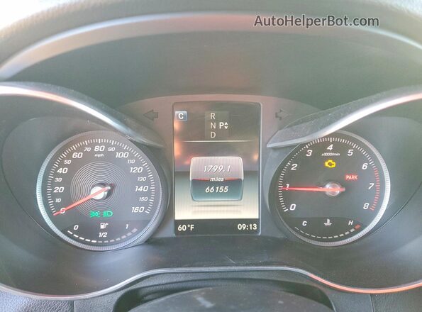 WDC0G4JB0JV035946 2018 MERCEDES-BENZ GLC-CLASS White Instrument cluster view