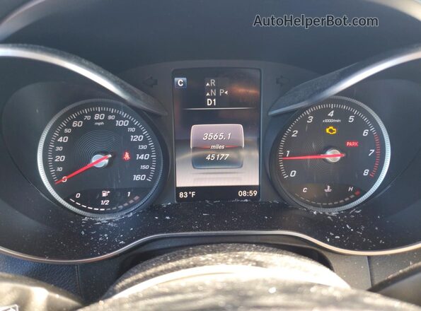 WDC0G4JB0K1005094 2019 MERCEDES-BENZ GLC-CLASS Charcoal Instrument cluster view