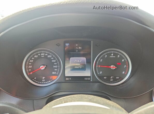 WDC0G4JB1GF060762 2016 MERCEDES-BENZ GLC-CLASS Белый Вид щитка приборов
