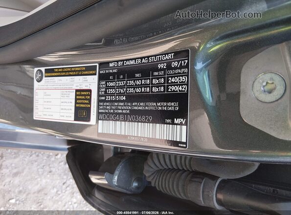 WDC0G4JB1JV036829 2018 MERCEDES-BENZ GLC 300 Gray Widok komory silnika