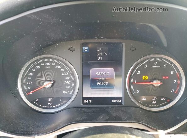WDC0G4JB2GF053478 2016 MERCEDES-BENZ GLC-CLASS Black Widok zestawu wskaźników
