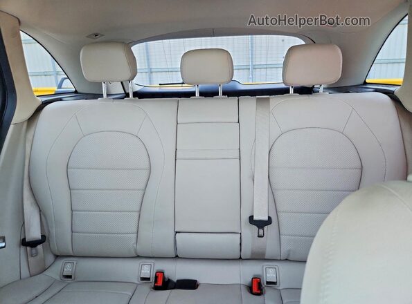 WDC0G4JB2JV024205 2018 MERCEDES-BENZ GLC-CLASS White Rear seats view