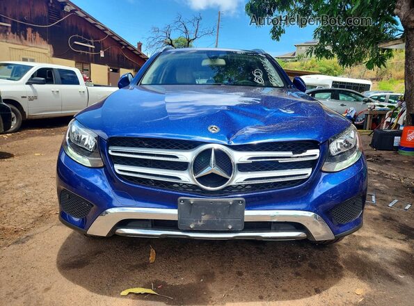 WDC0G4JB2JV038718 2018 MERCEDES-BENZ GLC-CLASS Синий Вид спереди