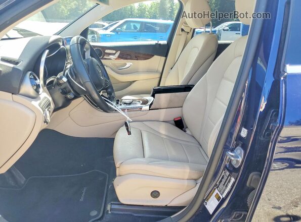 WDC0G4JB3HF199888 2017 MERCEDES-BENZ GLC-CLASS Blue Вид салону спереду