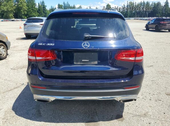 WDC0G4JB3HF199888 2017 MERCEDES-BENZ GLC-CLASS Blue Вид ззаду