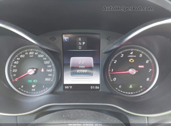WDC0G4JB3JV065233 2018 MERCEDES-BENZ GLC 300 White Widok tylnych siedzeń