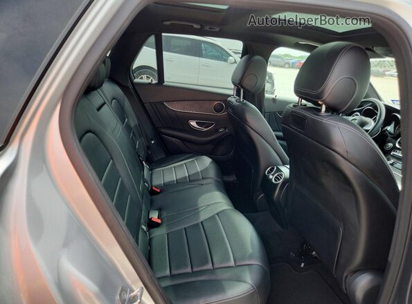 WDC0G4JB3JV065894 2018 MERCEDES-BENZ GLC-CLASS Silver უკანა სავარძლების ხედი