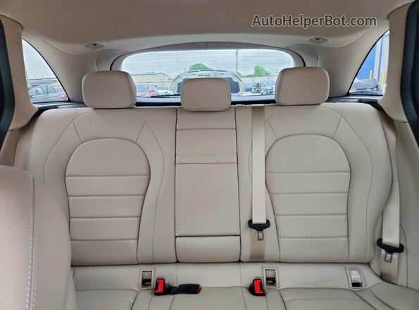 WDC0G4JB3KF529861 2019 MERCEDES-BENZ GLC-CLASS Red Rear seats view