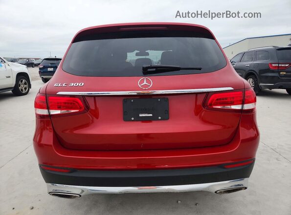 WDC0G4JB3KF529861 2019 MERCEDES-BENZ GLC-CLASS Red Rear view
