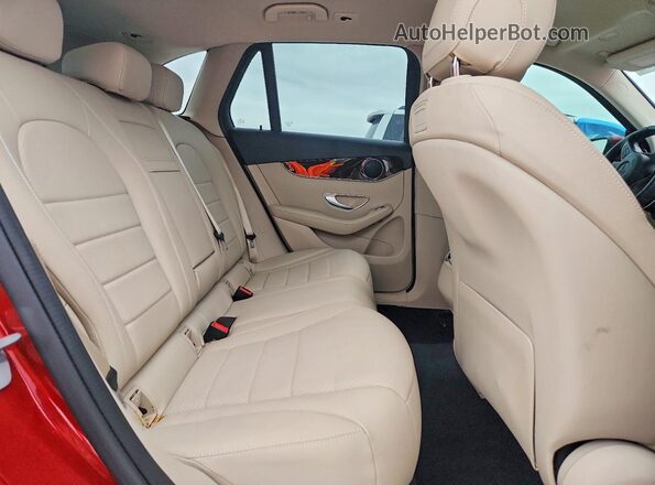WDC0G4JB3KF529861 2019 MERCEDES-BENZ GLC-CLASS Red Rear interior view