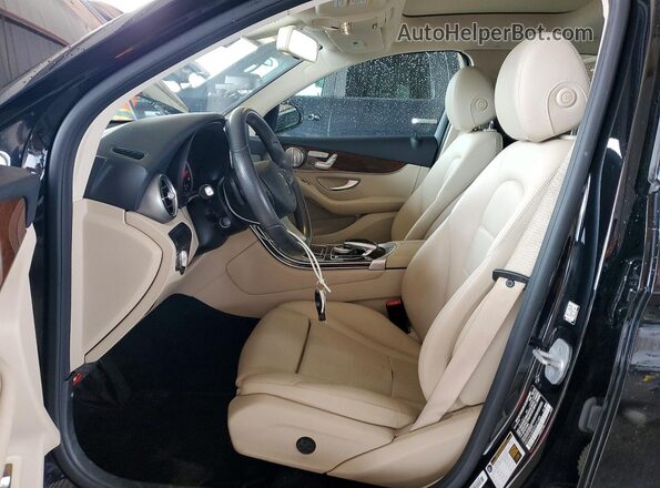 WDC0G4JB4GF071285 2016 MERCEDES-BENZ GLC-CLASS Black Вид салону спереду