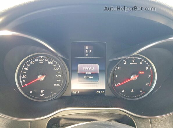 WDC0G4JB4JV049414 2018 MERCEDES-BENZ GLC-CLASS Черный Вид щитка приборов