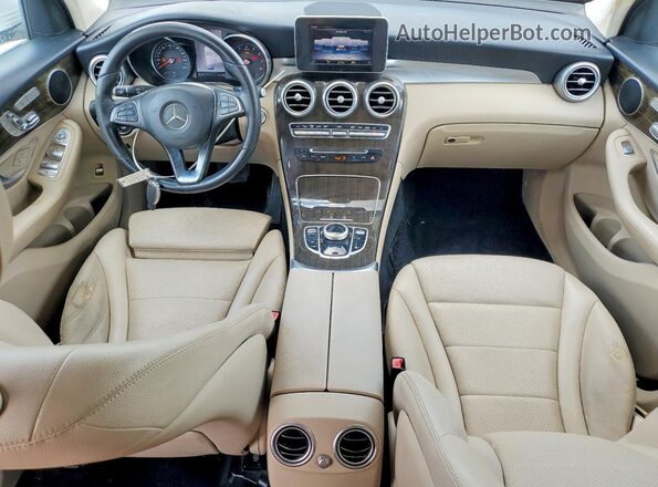 WDC0G4JB4KV136327 2019 MERCEDES-BENZ GLC-CLASS White Dashboard view