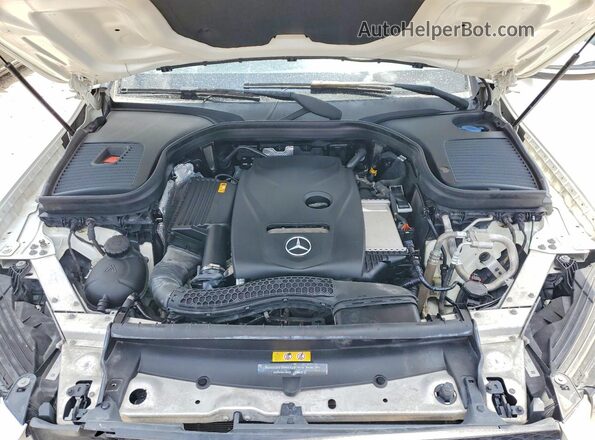 WDC0G4JB4KV136327 2019 MERCEDES-BENZ GLC-CLASS White Engine compartment view