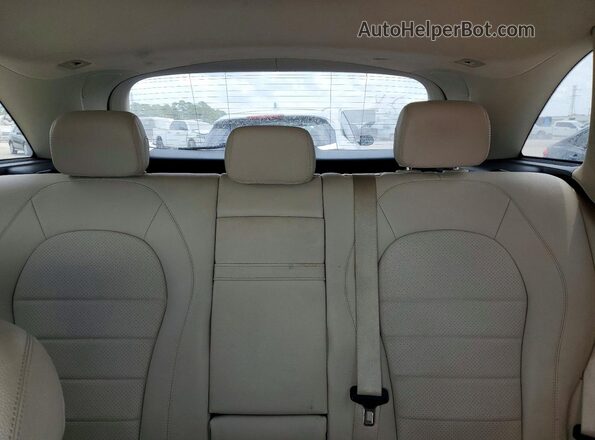 WDC0G4JB4KV136327 2019 MERCEDES-BENZ GLC-CLASS White Rear seats view