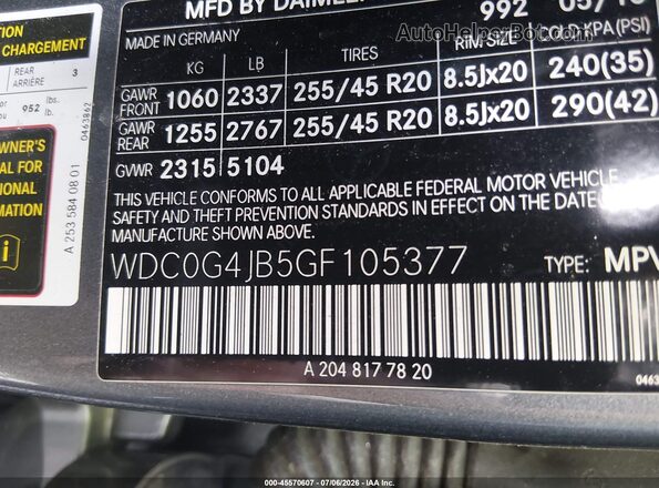 WDC0G4JB5GF105377 2016 MERCEDES-BENZ GLC 300 Black Engine compartment view