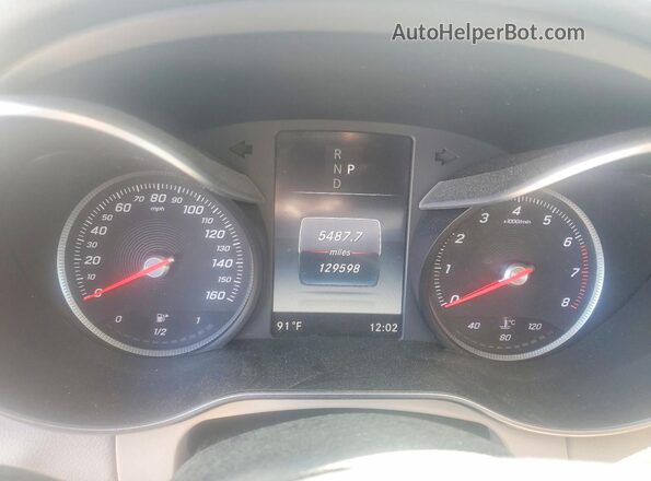 WDC0G4JB5HF122780 2017 MERCEDES-BENZ GLC-CLASS Black Вид щитка приладів