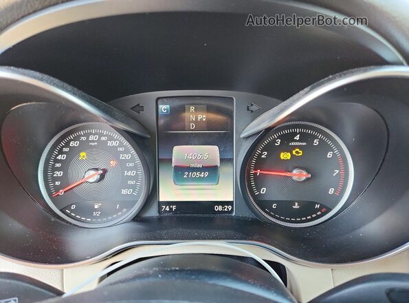 WDC0G4JB5JV081711 2018 MERCEDES-BENZ GLC-CLASS Белый Вид щитка приборов