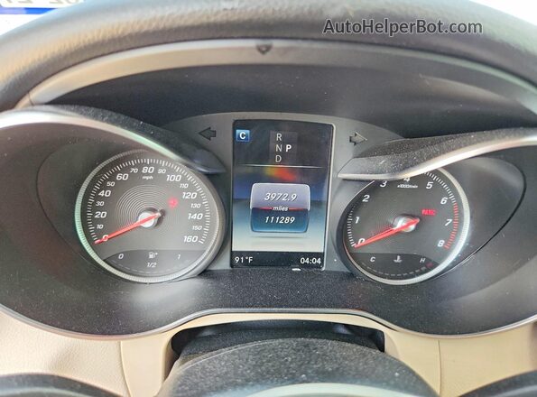 WDC0G4JB5JV090229 2018 MERCEDES-BENZ GLC-CLASS White Вид щитка приладів