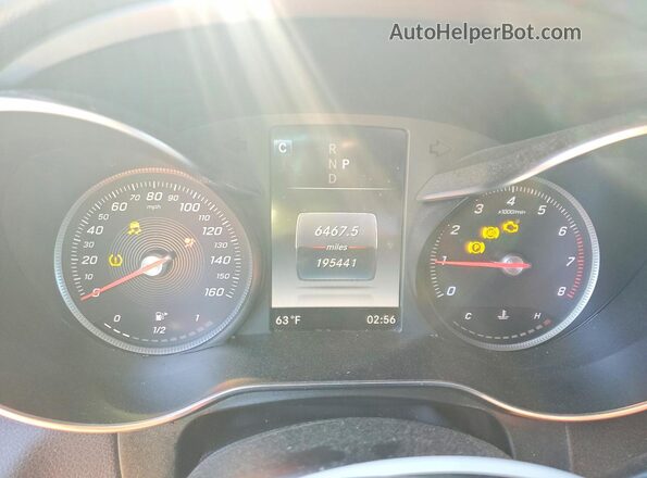 WDC0G4JB5KV124607 2019 MERCEDES-BENZ GLC-CLASS Black Instrument cluster view