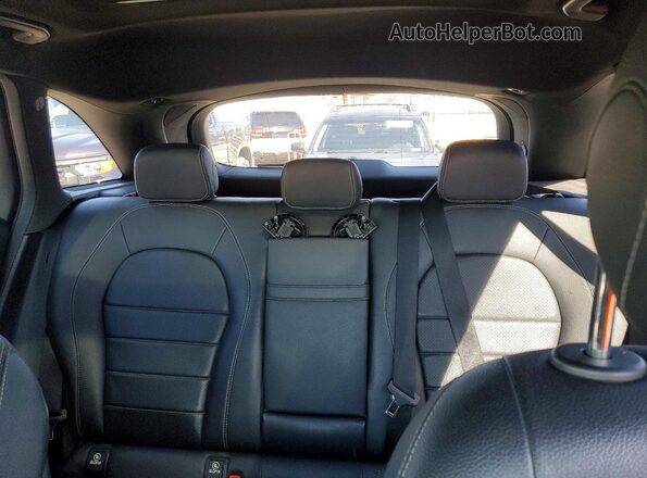 WDC0G4JB5KV124607 2019 MERCEDES-BENZ GLC-CLASS Black Rear seats view