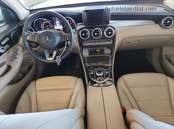 WDC0G4JB5KV133792 2019 MERCEDES-BENZ GLC-CLASS White Widok deski rozdzielczej