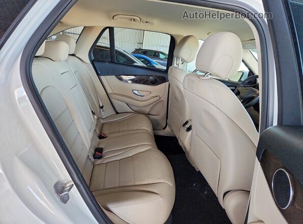 WDC0G4JB5KV133792 2019 MERCEDES-BENZ GLC-CLASS White Widok tylnych siedzeń