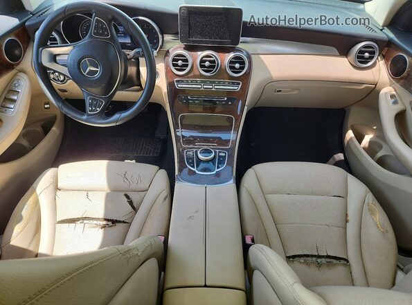 WDC0G4JB6HF196807 2017 MERCEDES-BENZ GLC-CLASS White Առջևի վահանակի տեսք