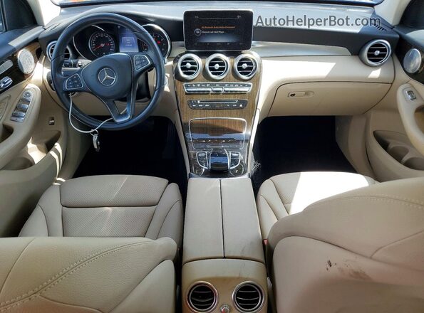 WDC0G4JB6HV004341 2017 MERCEDES-BENZ GLC-CLASS Blue Dashboard view