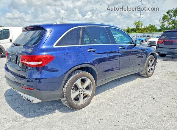 WDC0G4JB6HV004341 2017 MERCEDES-BENZ GLC-CLASS Blue Rear right