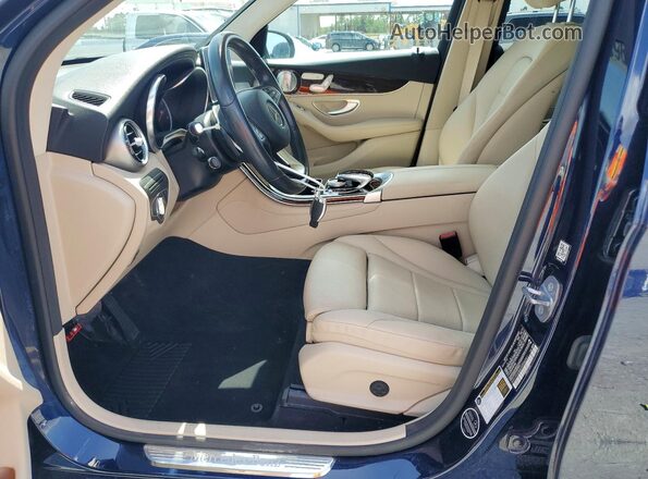 WDC0G4JB6HV004341 2017 MERCEDES-BENZ GLC-CLASS Blue Front interior view
