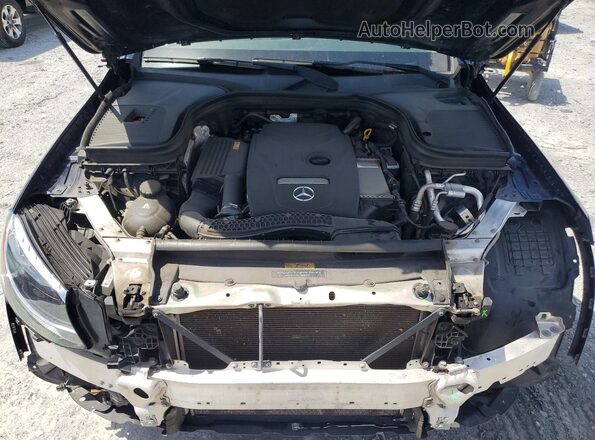 WDC0G4JB6HV004341 2017 MERCEDES-BENZ GLC-CLASS Blue Engine compartment view