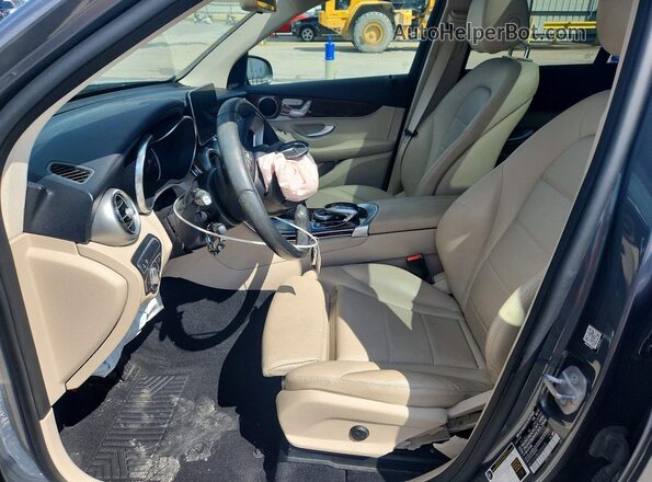 WDC0G4JB6JV036535 2018 MERCEDES-BENZ GLC-CLASS Угольный Вид салона спереди