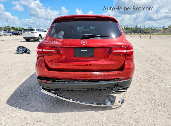 WDC0G4JB6JV057630 2018 MERCEDES-BENZ GLC-CLASS Red Вид ззаду