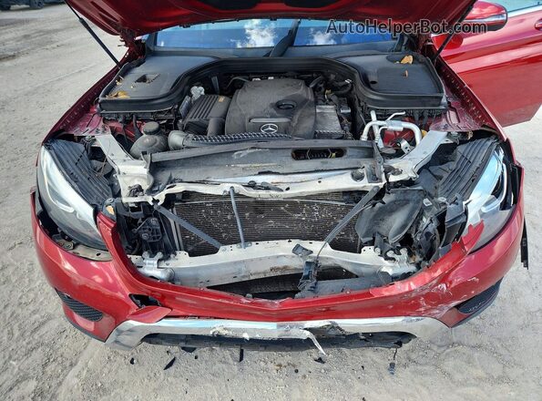 WDC0G4JB6JV057630 2018 MERCEDES-BENZ GLC-CLASS Red Вид підкапотного простору